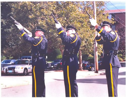 Honor Guard Shooting in the Air